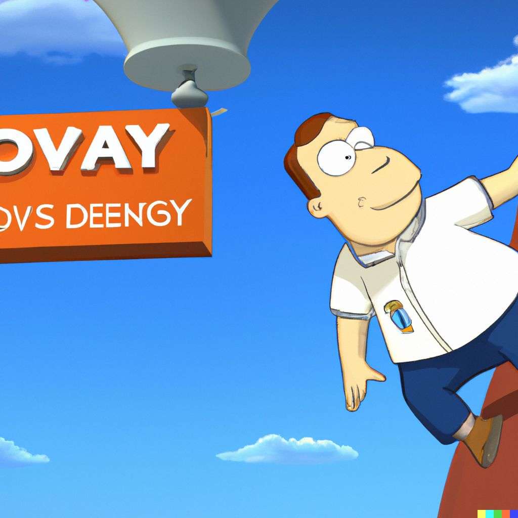 the discovery of gravity, screenshot from Family Guy